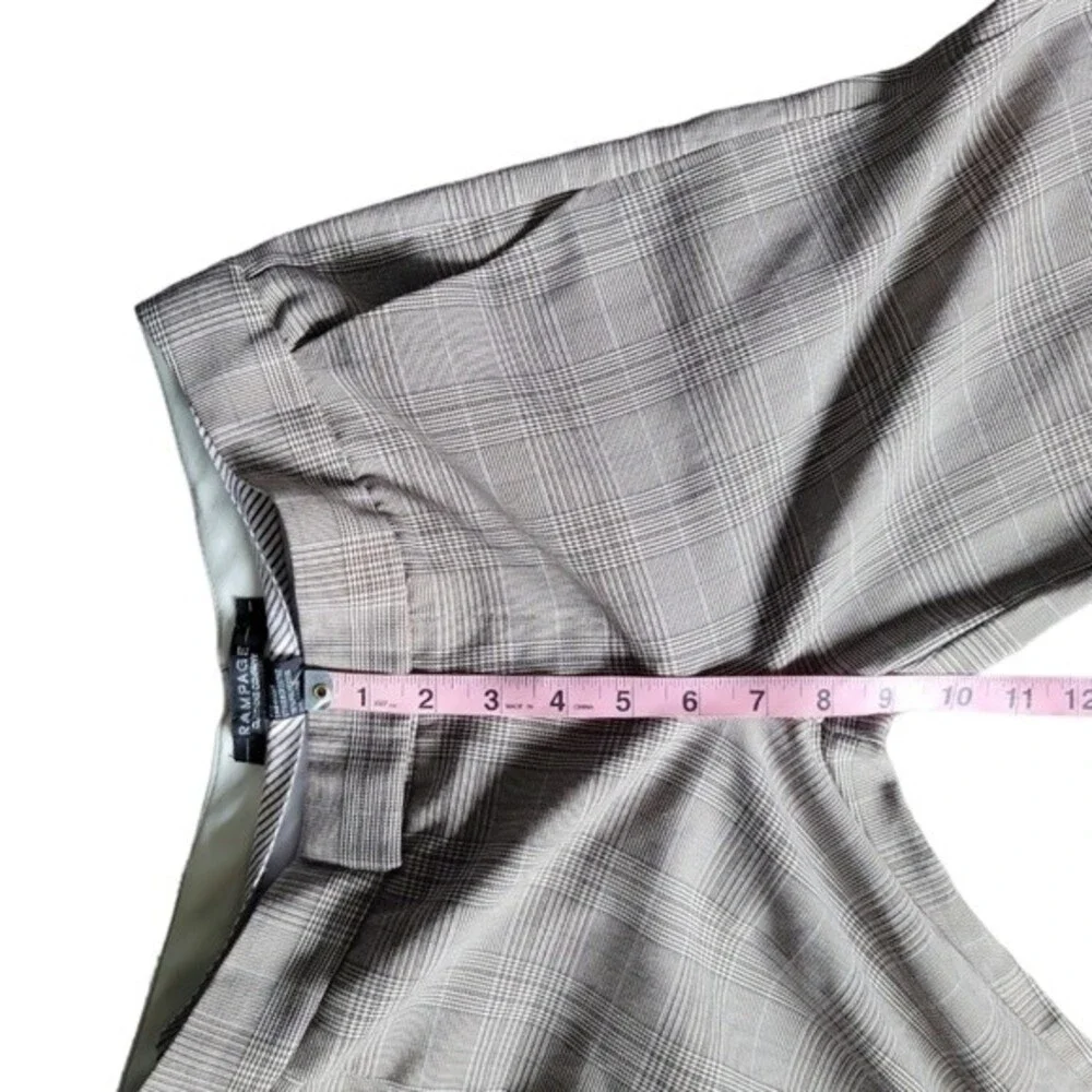 Rampage Tan Plaid Casual Pants - 1